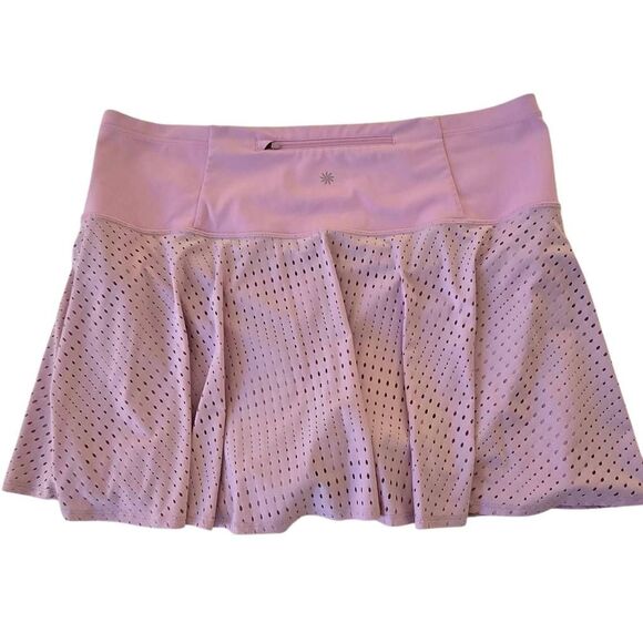 Athleta Womens A Game Perforated Pink Lavender Athletic Skort Size 2X - Picture 4 of 12